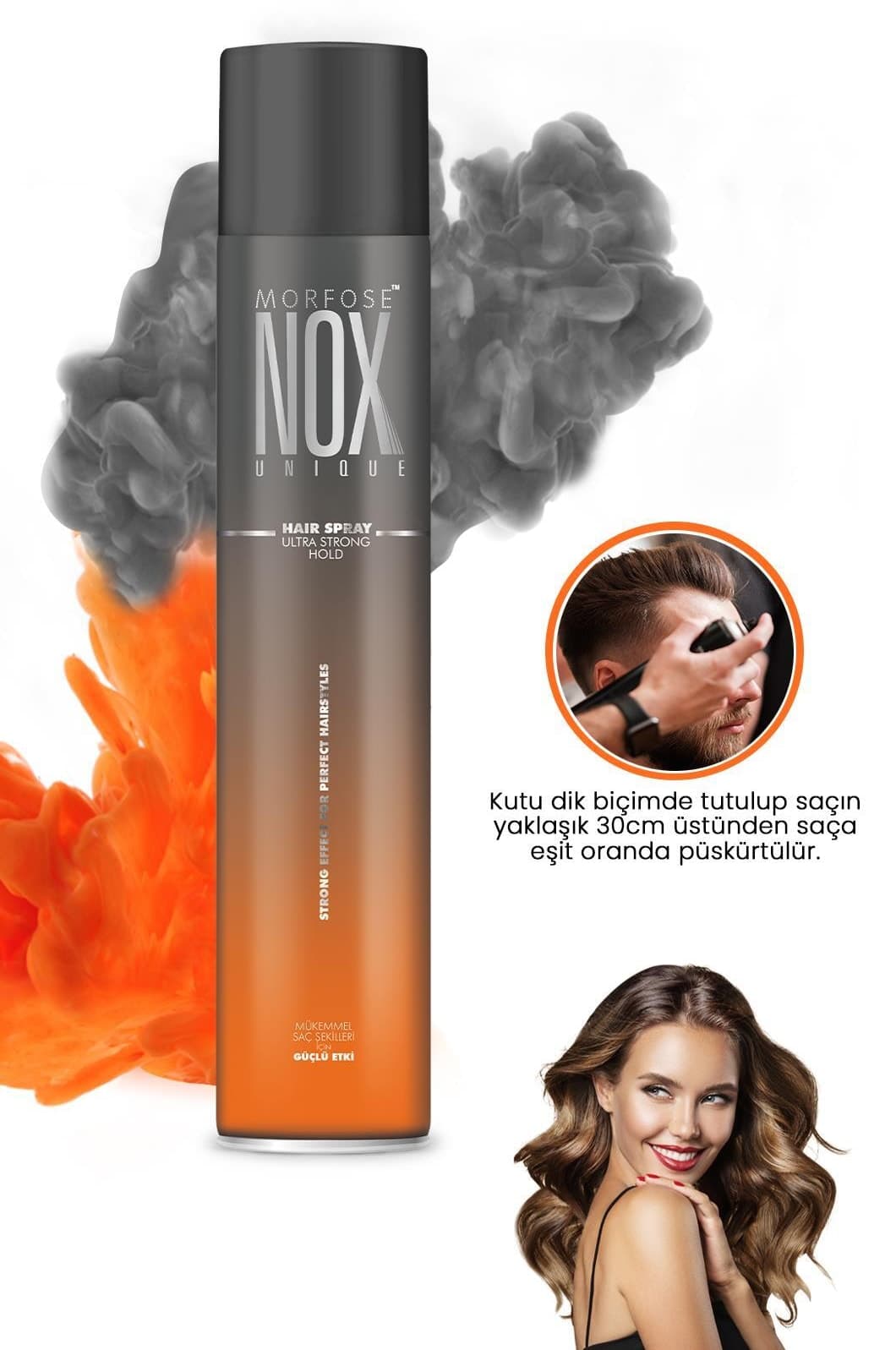 اسپری مو Morfose مدل Nox حجم 400ml اسپری مو Morfose مدل Nox حجم 400ml