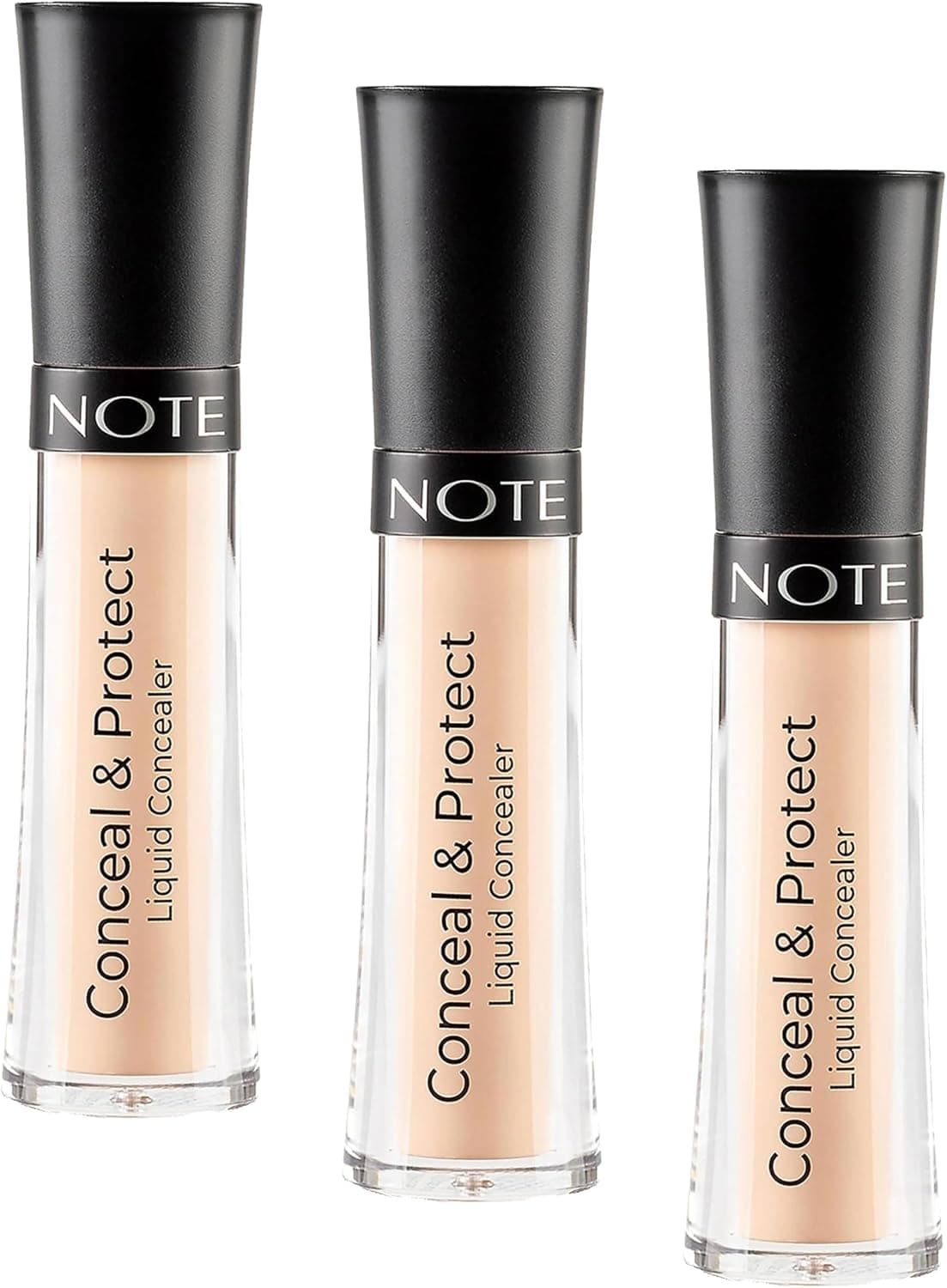 کانسیلر مایع NOTE Conceal & Protect رنگ 05 عاجی نرم کانسیلر مایع NOTE Conceal & Protect رنگ 05 عاجی نرم