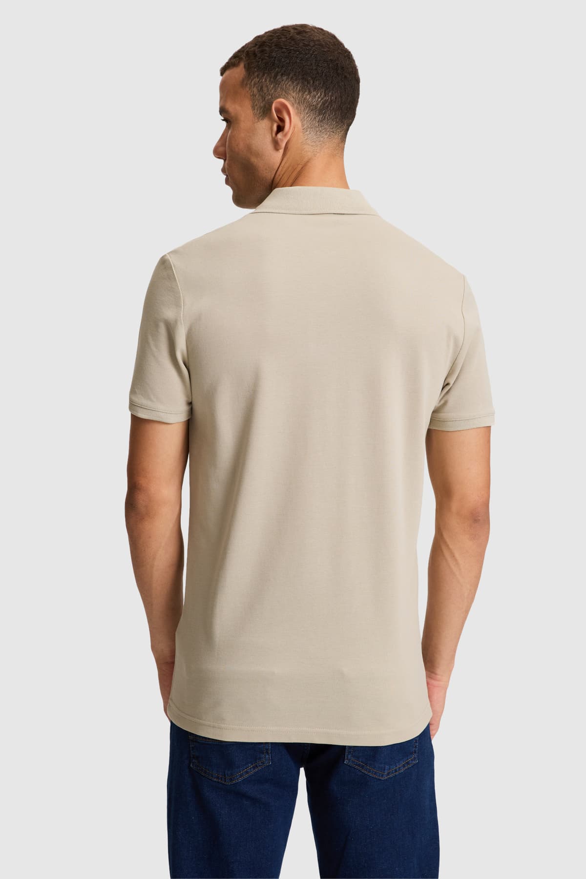 تیشرت مردانه U.S. Polo Assn. یقه پولو فیت معمولی بیسیک خاکی روشن مدل 50326972-VR183 تیشرت مردانه U.S. Polo Assn. یقه پولو فیت معمولی بیسیک خاکی روشن مدل 50326972-VR183