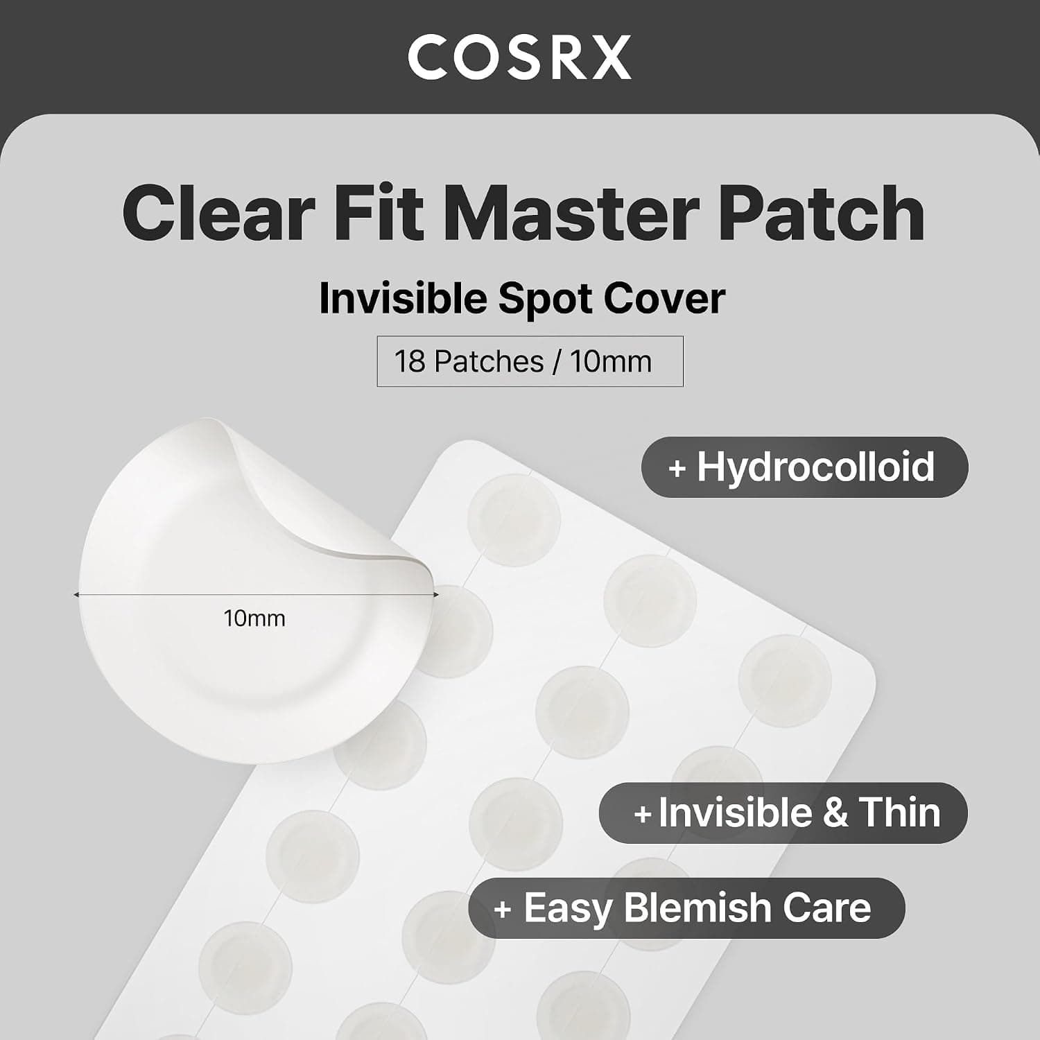 پچ COSRX Clear Fit Master 18 عددی پچ COSRX Clear Fit Master 18 عددی