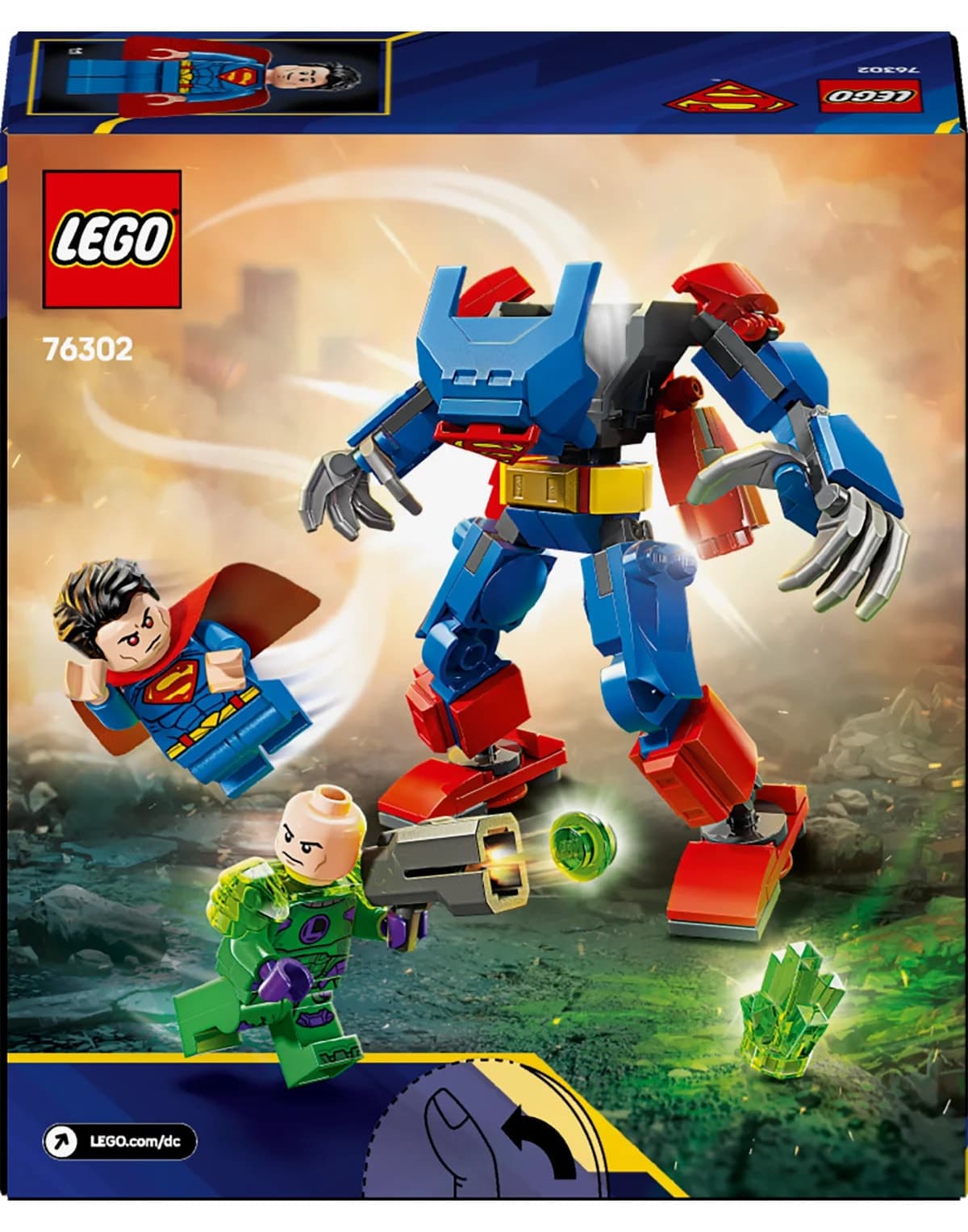 لگو کودکان 6 سال به بالا ربات Batman Superman در برابر Lex Luthor مدل 76302، 120 قطعه لگو کودکان 6 سال به بالا ربات Batman Superman در برابر Lex Luthor مدل 76302، 120 قطعه