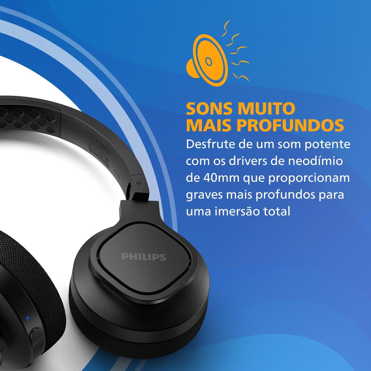هدفون ورزشی بیسیم Philips رویگوشی مشکی مدل A4216BK/00 هدفون ورزشی بیسیم Philips رویگوشی مشکی مدل A4216BK/00