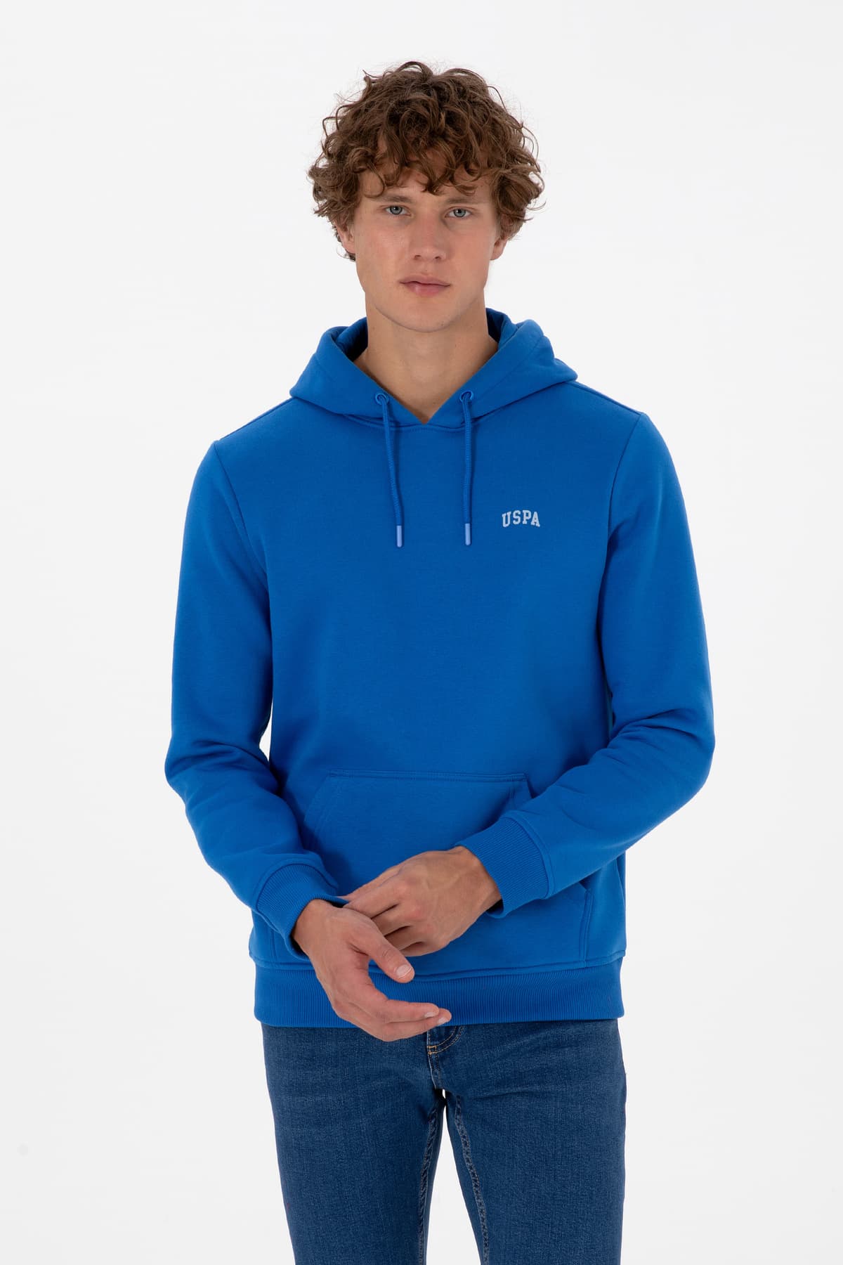 سوئیشرت مردانه U.S. Polo Assn. کاپشندار فیت معمولی شاردون آبی روشن مدل 50315582-VR032 سوئیشرت مردانه U.S. Polo Assn. کاپشندار فیت معمولی شاردون آبی روشن مدل 50315582-VR032