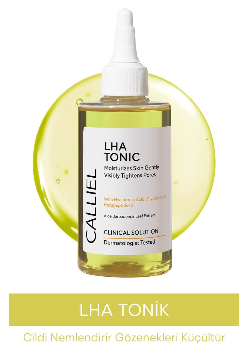 تونر صورت CALLİEL مرطوبکننده کاهنده منافذ ضد پیری مدل LHA 200ML تونر صورت CALLİEL مرطوبکننده کاهنده منافذ ضد پیری مدل LHA 200ML