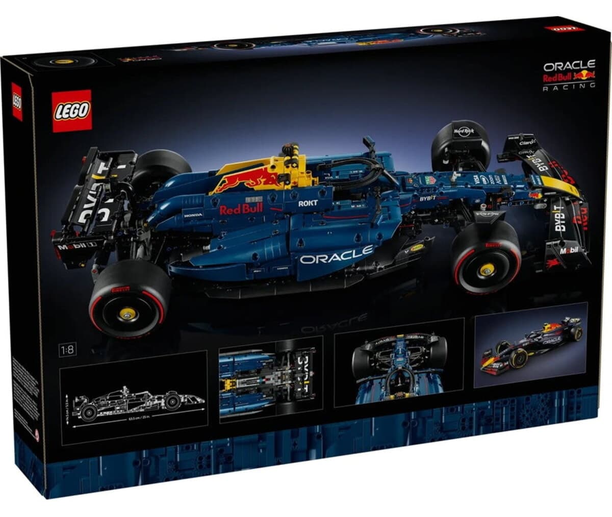 لگو Technic Oracle Red Bull Racing RB20 F1 مدل 42206 با 1639 قطعه لگو Technic Oracle Red Bull Racing RB20 F1 مدل 42206 با 1639 قطعه