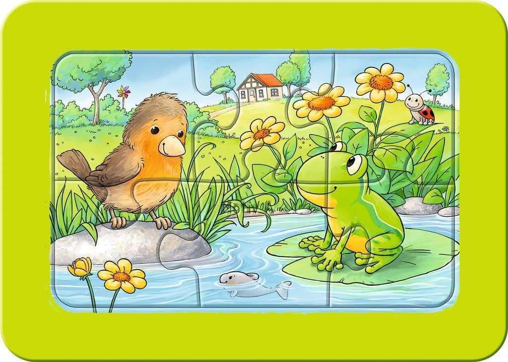 پازل کودکانه Ravensburger مدل 51380 حیوانات 3x6 قطعه پازل کودکانه Ravensburger مدل 51380 حیوانات 3x6 قطعه