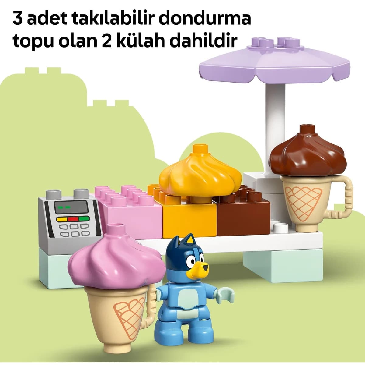 لگو DUPLO مدل 10458 گردش بستنی Bluey 22 پارچه لگو DUPLO مدل 10458 گردش بستنی Bluey 22 پارچه