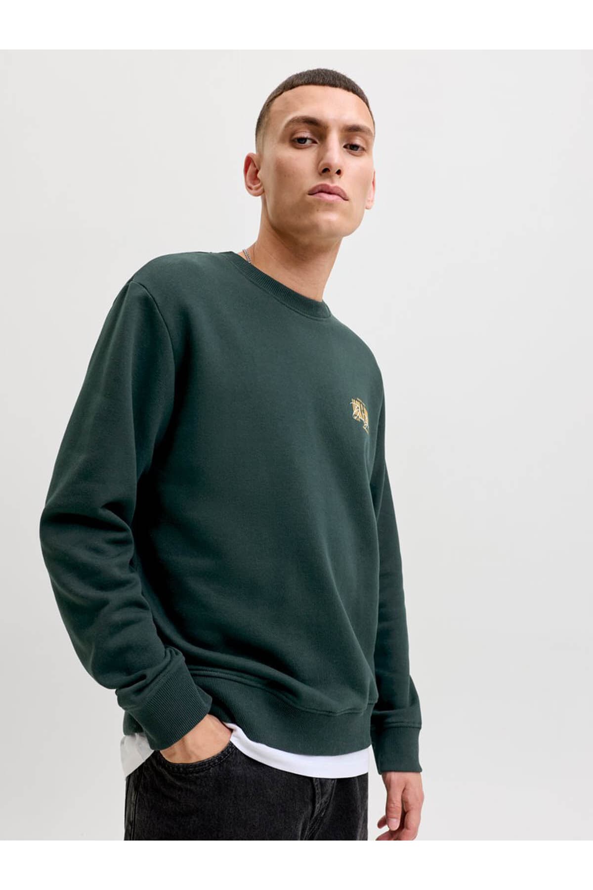 سویشرت مردانه Jack & Jones یقه گرد فیت معمولی Aero مدل 12298492 سویشرت مردانه Jack & Jones یقه گرد فیت معمولی Aero مدل 12298492