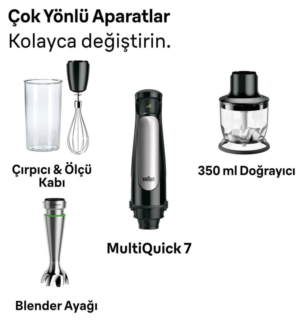 گوشتکوب برقی دستی Braun Multiquick 7 مدل MQ7025 گوشتکوب برقی دستی Braun Multiquick 7 مدل MQ7025
