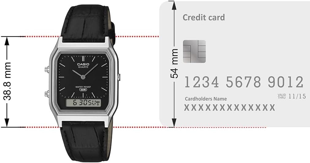 ساعت مچی یونیسکس Casio رترو آنالوگ/دیجیتال خاکستری مدل AQ-230EL-1ADF ساعت مچی یونیسکس Casio رترو آنالوگ/دیجیتال خاکستری مدل AQ-230EL-1ADF