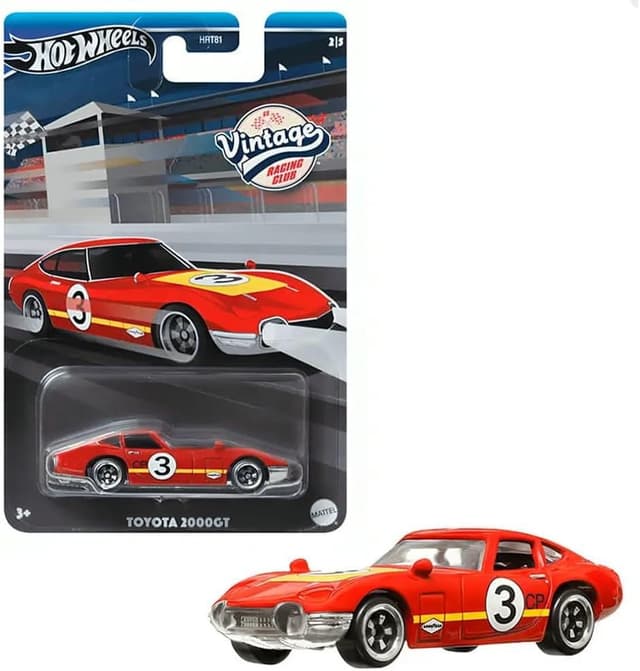 ماشین اسباببازی Mattel Hot Wheels سری ویژه VINTAGE SERIES مدل Toyota 2000GT HRT81 - HRV07 ماشین اسباببازی Mattel Hot Wheels سری ویژه VINTAGE SERIES مدل Toyota 2000GT HRT81 - HRV07