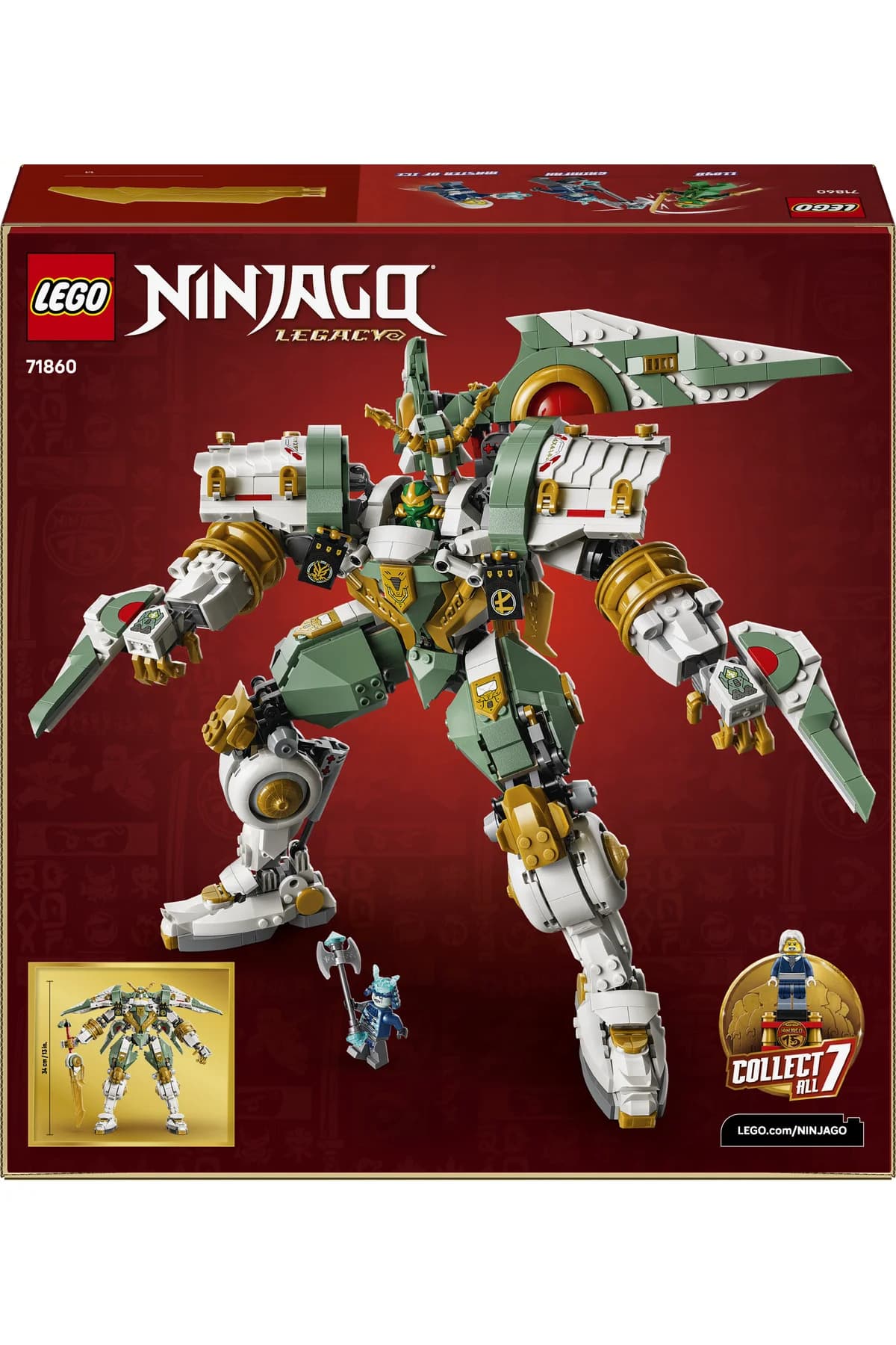 لگو NINJAGO 14+ ربات تایتان Lloyd ویژه پانزدهمین سالگرد مدل 71860 (1293 قطعه) لگو NINJAGO 14+ ربات تایتان Lloyd ویژه پانزدهمین سالگرد مدل 71860 (1293 قطعه)