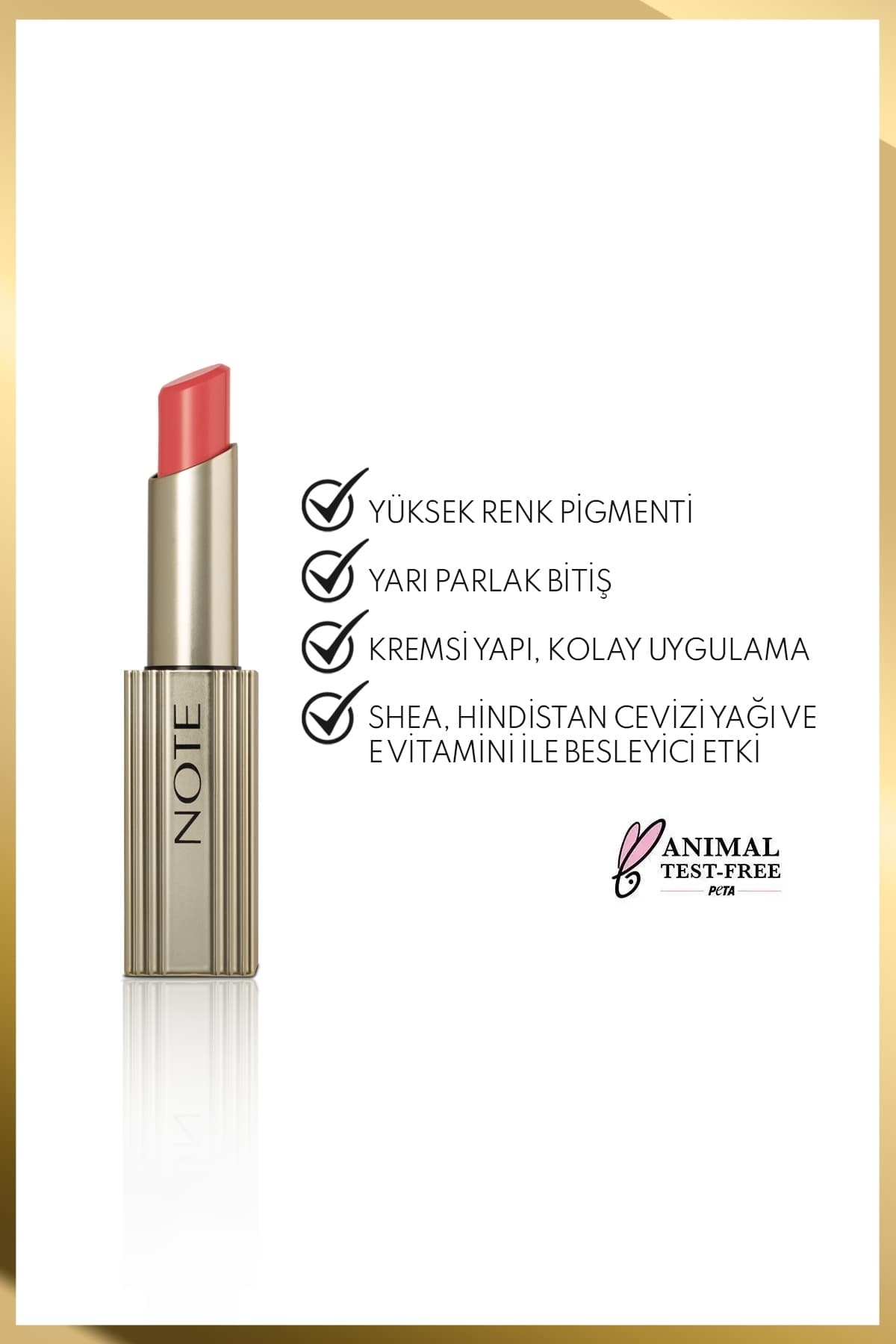 رژ لب Note Cosmetics کرمی نیمهدرخشان 09 Autumn Aura - مرجانی رژ لب Note Cosmetics کرمی نیمهدرخشان 09 Autumn Aura - مرجانی