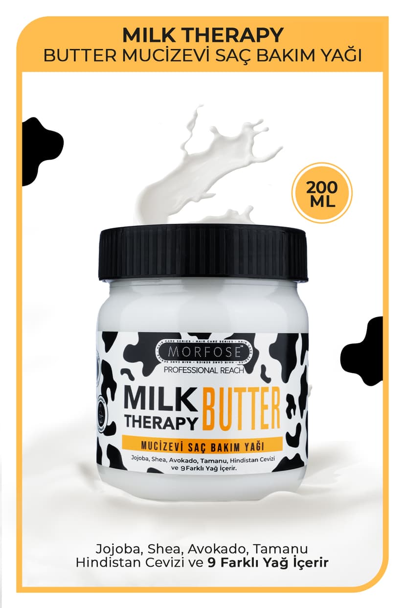روغن مراقبت مو Morfose Milk Therapy Butter روغن مراقبت مو Morfose Milk Therapy Butter