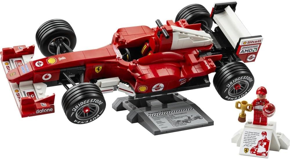 لگو Icons Ferrari F2004 و Michael Schumacher مدل 11375 لگو Icons Ferrari F2004 و Michael Schumacher مدل 11375