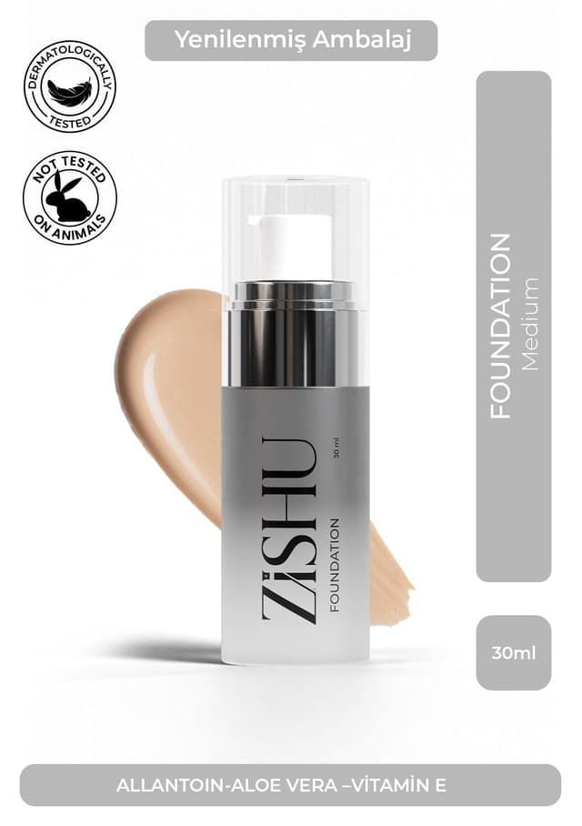 فاندیشن ZİSHU مدیوم برای پوستهای مستعد آکنه 30 ml فاندیشن ZİSHU مدیوم برای پوستهای مستعد آکنه 30 ml