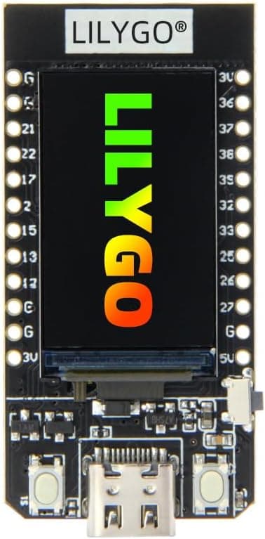 برد توسعه LILYGO ESP32 با وایفای و BLE و نمایشگر LCD 1.14 اینچی برای Arduino مدل TTGO T-Display برد توسعه LILYGO ESP32 با وایفای و BLE و نمایشگر LCD 1.14 اینچی برای Arduino مدل TTGO T-Display