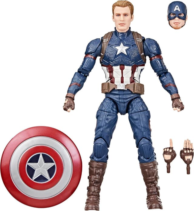 اکشن فیگور کلکسیونی 6 اینچی Marvel از سری Marvel Legends Series مدل Captain America Avengers: Endgame اکشن فیگور کلکسیونی 6 اینچی Marvel از سری Marvel Legends Series مدل Captain America Avengers: Endgame
