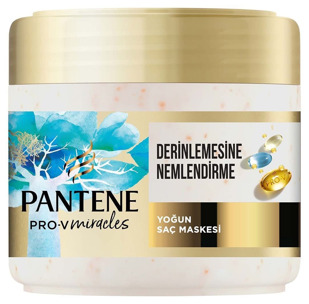 ماسک نمدهنده مو Pantene برای موهای خشک PRO-V MIRACLES Hydra Glow 300ML ماسک نمدهنده مو Pantene برای موهای خشک PRO-V MIRACLES Hydra Glow 300ML