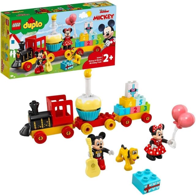 لگو 10941 DUPLO قطار تولد میکی و مینی دیزنی لگو 10941 DUPLO قطار تولد میکی و مینی دیزنی