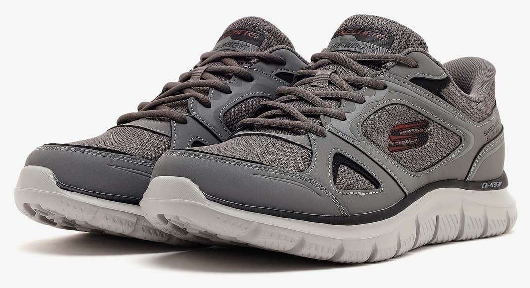کفش ورزشی مردانه Skechers خاکستری TRACK - EZRAL مدل 233039TK CCRD کفش ورزشی مردانه Skechers خاکستری TRACK - EZRAL مدل 233039TK CCRD