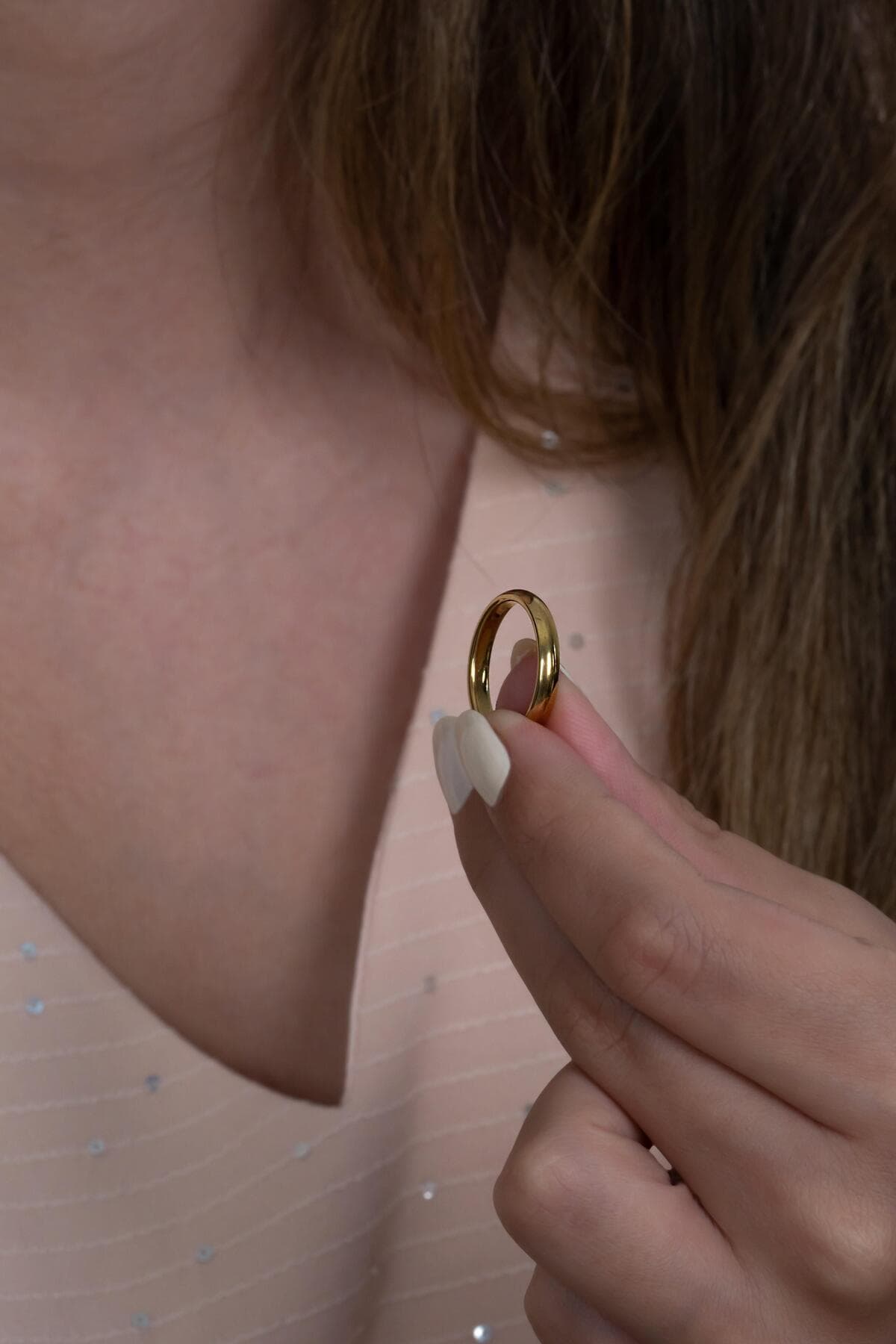 حلقه ازدواج استیل زنانه مردانه یونیسکس Takı Dükkanı باریک براق محدب 3mm مدل cl27 حلقه ازدواج استیل زنانه مردانه یونیسکس Takı Dükkanı باریک براق محدب 3mm مدل cl27