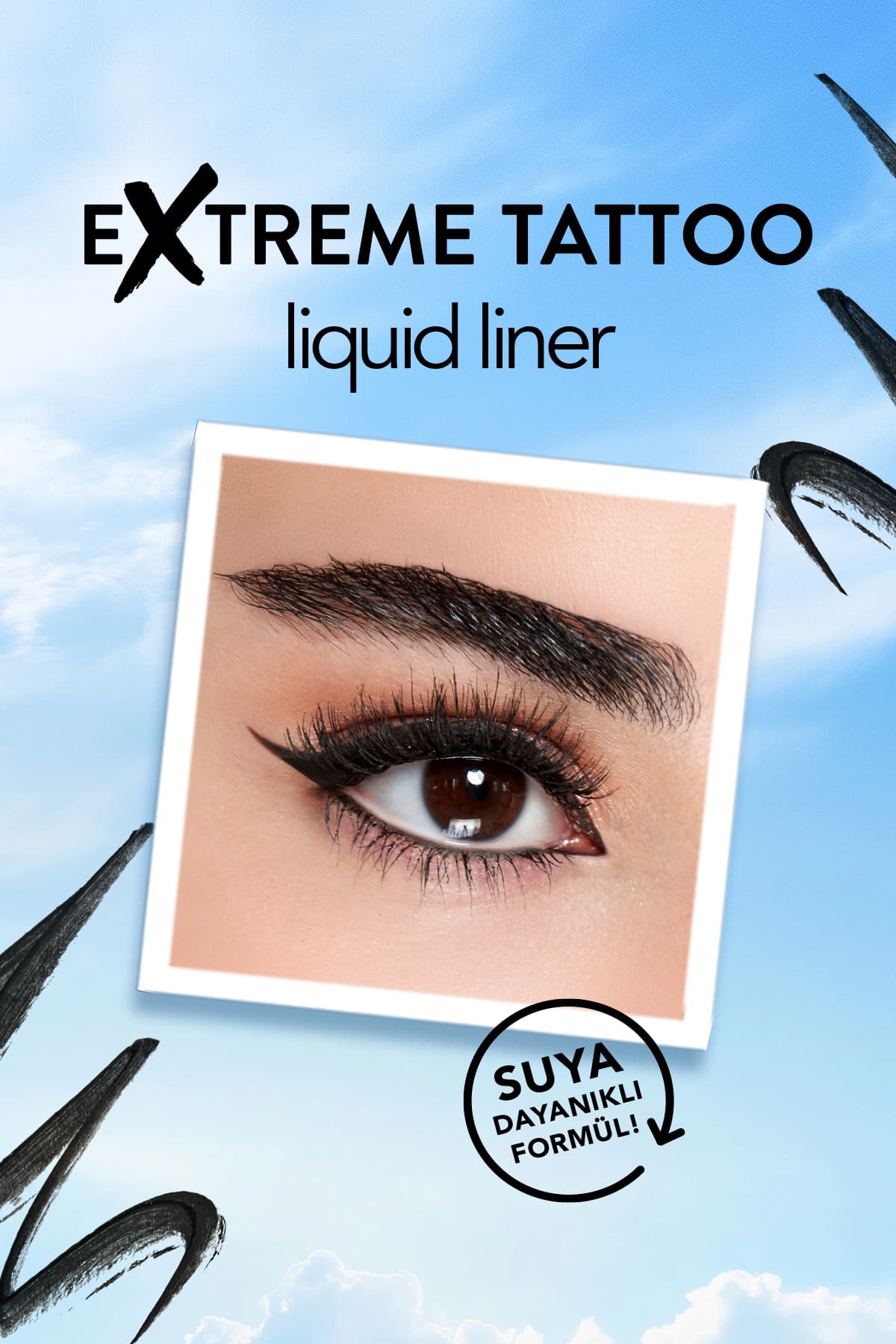 خط چشم مایع Flormar Extreme Tattoo با رنگدانه قوی، پایان مات و بدون ریزش خط چشم مایع Flormar Extreme Tattoo با رنگدانه قوی، پایان مات و بدون ریزش
