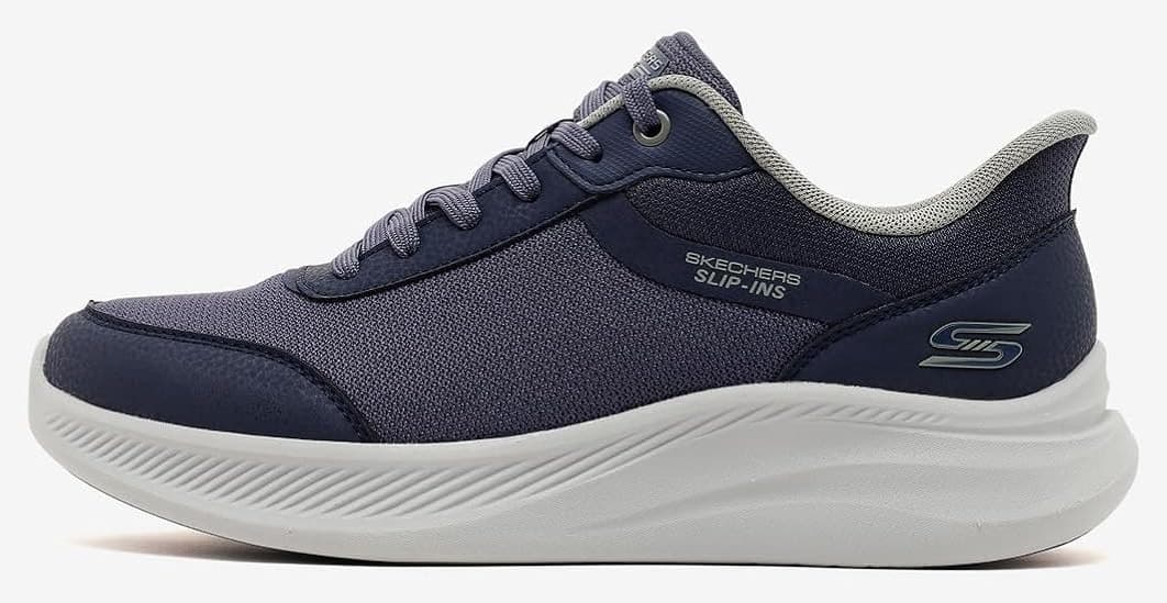 کفش اسپرت مردانه Skechers سرمهای Bobs Moda Flex مدل 118158Tk کفش اسپرت مردانه Skechers سرمهای Bobs Moda Flex مدل 118158Tk