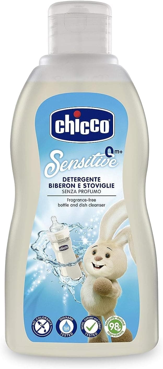 مایع شستشوی شیشه شیر Chicco 300 ml مایع شستشوی شیشه شیر Chicco 300 ml