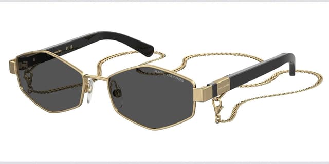 عینک آفتابی یونیسکس Marc Jacobs طلایی مدل Marc 496/S 55-17 mm 1 عددی عینک آفتابی یونیسکس Marc Jacobs طلایی مدل Marc 496/S 55-17 mm 1 عددی