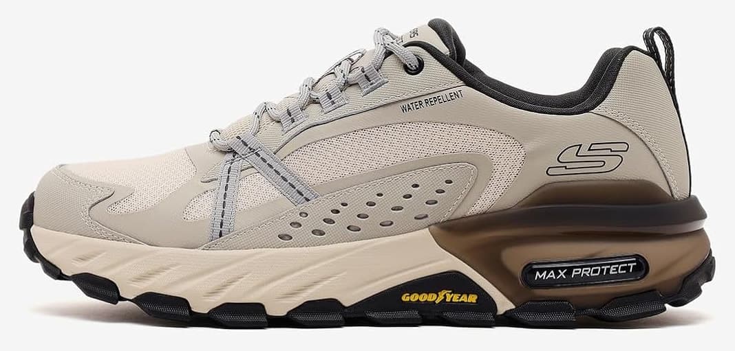 کفش مردانه Skechers Max Protect فضای باز بژ مدل 237303 کفش مردانه Skechers Max Protect فضای باز بژ مدل 237303