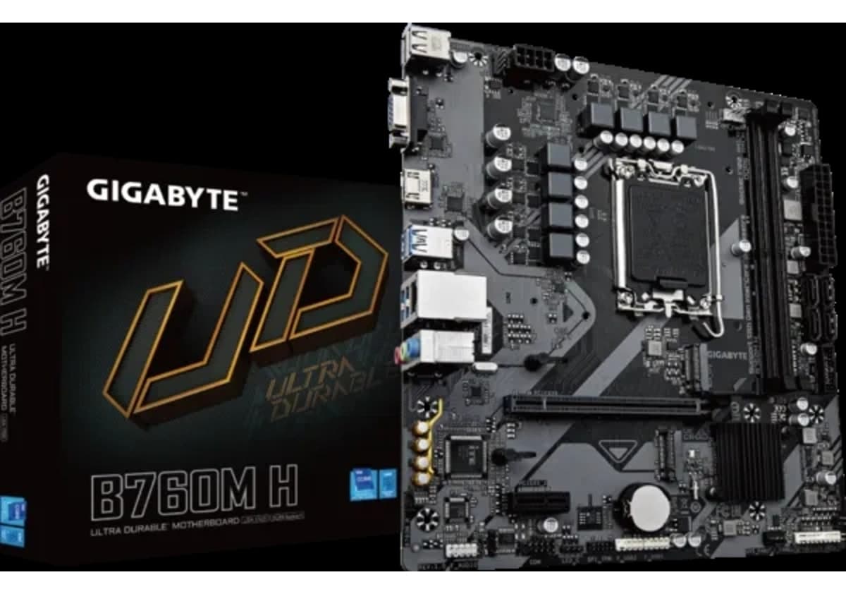 مادربرد Gigabyte B760M H DDR5 HDMI VGA MATX 1700P مادربرد Gigabyte B760M H DDR5 HDMI VGA MATX 1700P
