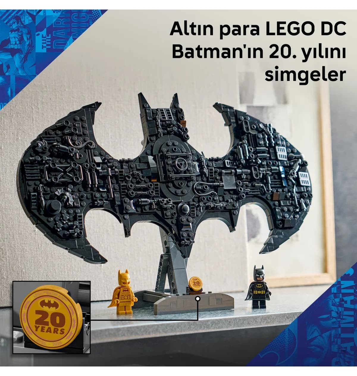 لگو DC Batman لوگوی بتمن 678 قطعه مدل 76330 لگو DC Batman لوگوی بتمن 678 قطعه مدل 76330