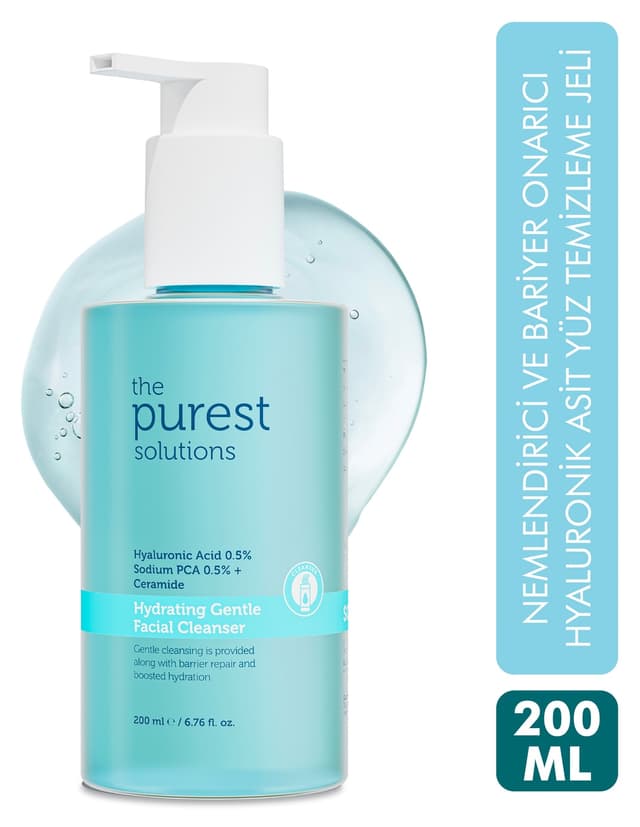 ژل پاککننده پوست خشک و مختلط The Purest Solutions مرطوبکننده و ترمیمکننده سد دفاعی 200 ml ژل پاککننده پوست خشک و مختلط The Purest Solutions مرطوبکننده و ترمیمکننده سد دفاعی 200 ml