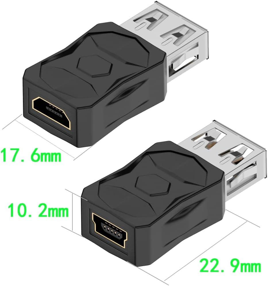 آداپتور USB 2.0 ZJKJHJY نر به ماده USB/Type C/Micro/Mini مجموعه 12 عددی آداپتور USB 2.0 ZJKJHJY نر به ماده USB/Type C/Micro/Mini مجموعه 12 عددی