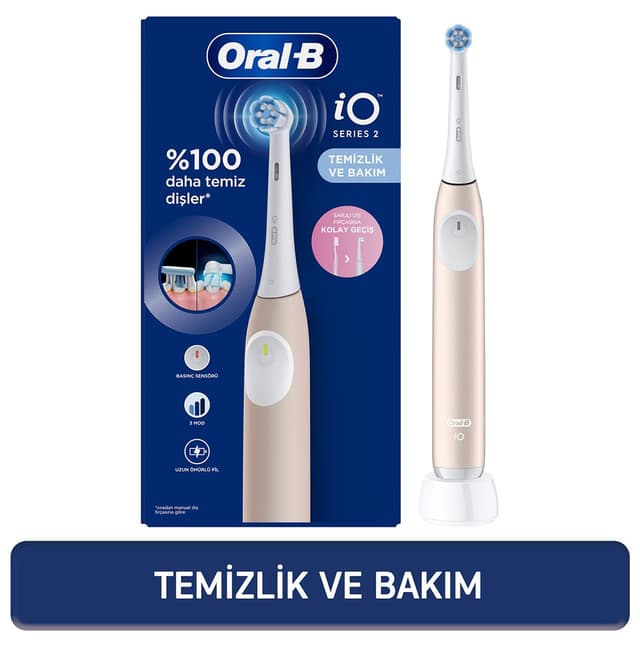 مسواک برقی Oral-B مدل iO 2 صورتی مسواک برقی Oral-B مدل iO 2 صورتی