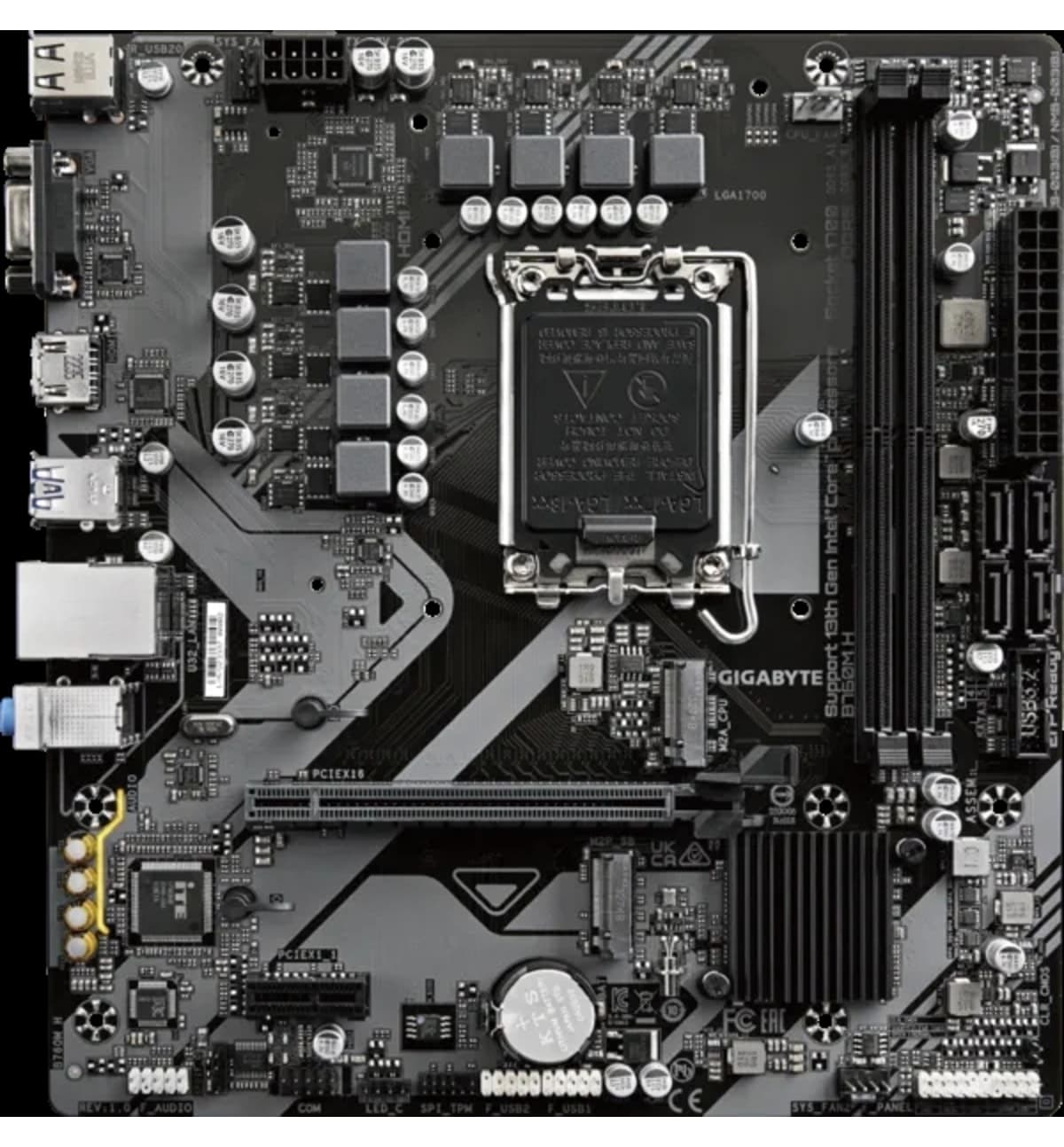 مادربرد Gigabyte B760M H DDR5 HDMI VGA MATX 1700P مادربرد Gigabyte B760M H DDR5 HDMI VGA MATX 1700P