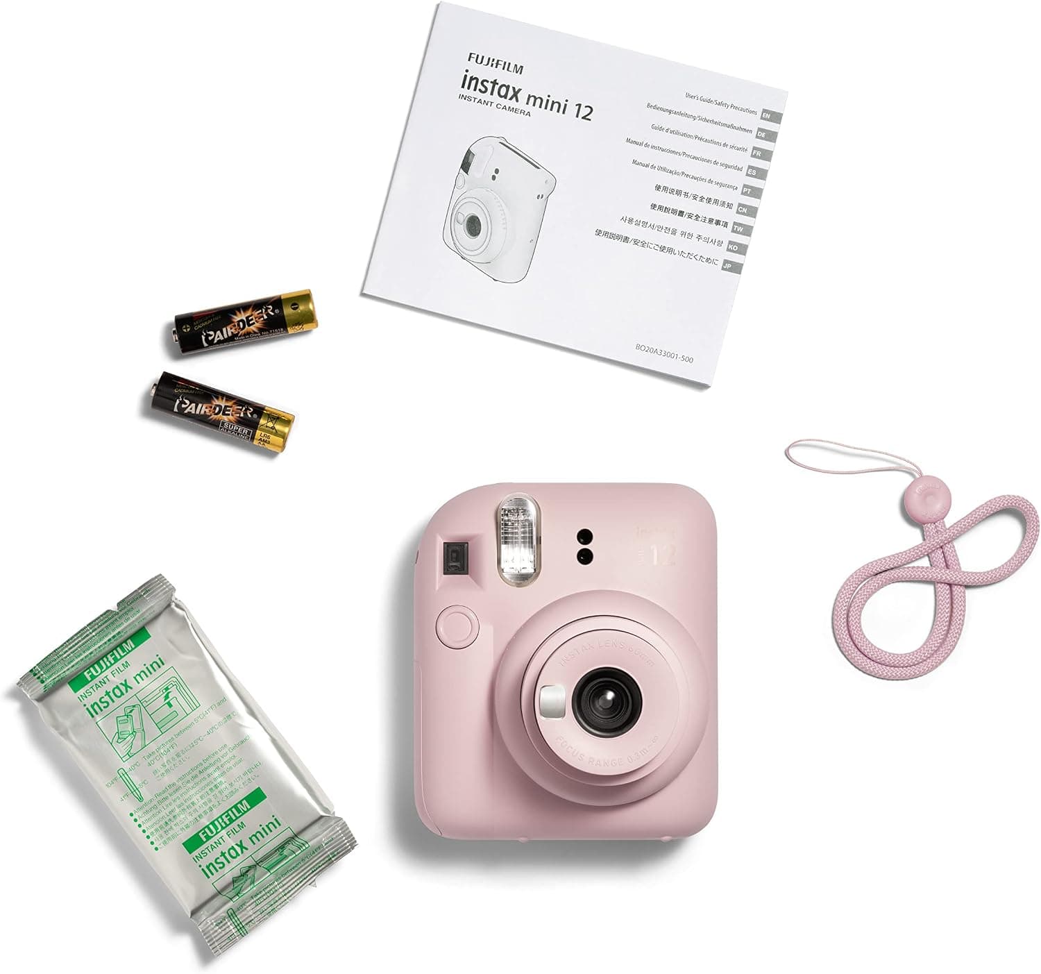 دوربین چاپ سریع Fujifilm instax Mini 12 صورتی دوربین چاپ سریع Fujifilm instax Mini 12 صورتی