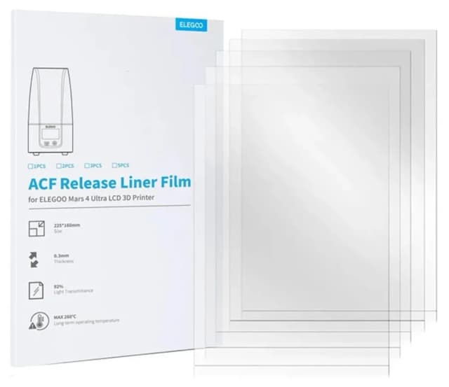 فیلم ACF 5 ELEGOO مدل Mars 4 Ultra فیلم ACF 5 ELEGOO مدل Mars 4 Ultra