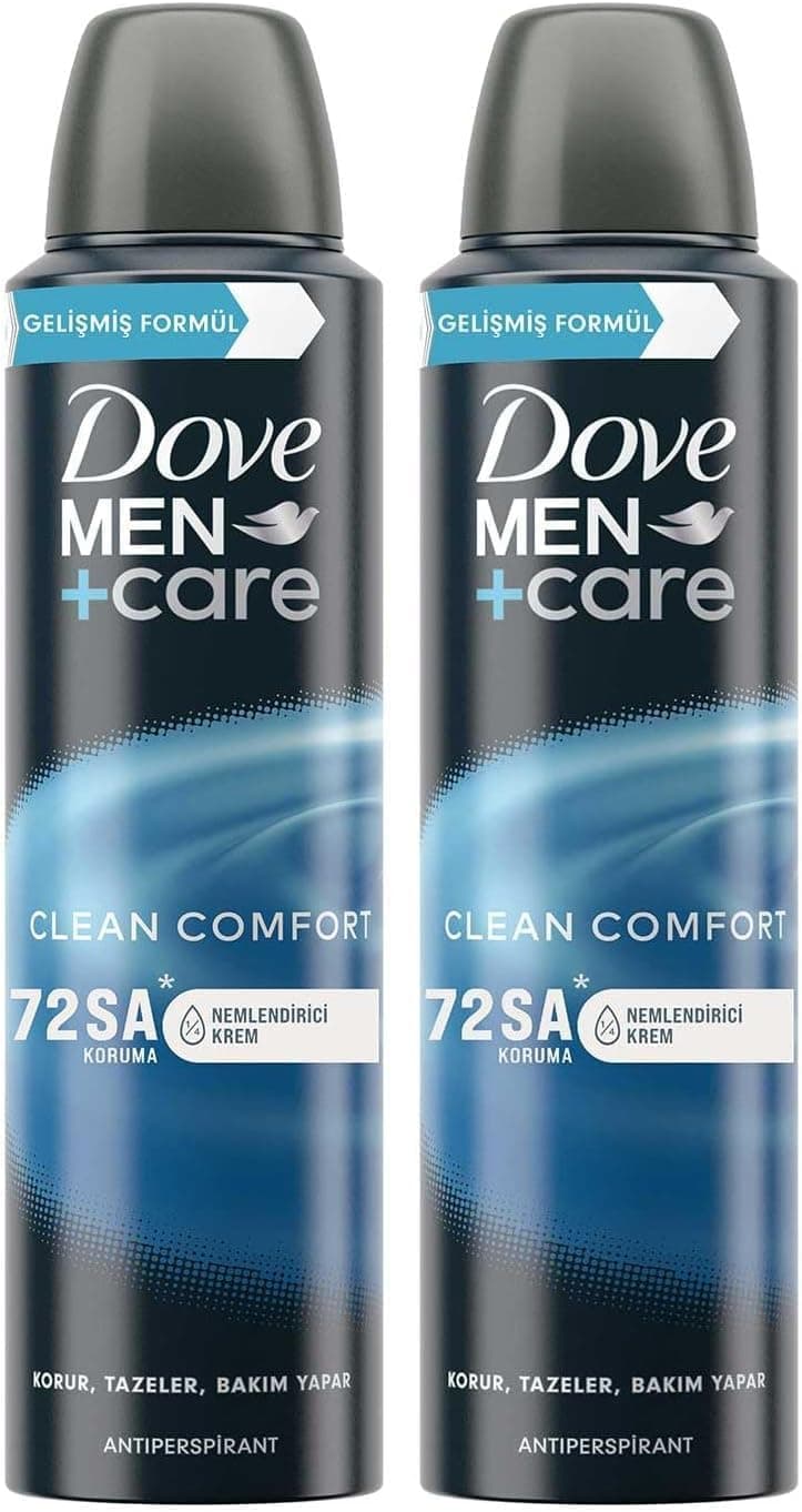 اسپری دئودورانت مردانه Dove Clean Comfort 150 Ml اسپری دئودورانت مردانه Dove Clean Comfort 150 Ml