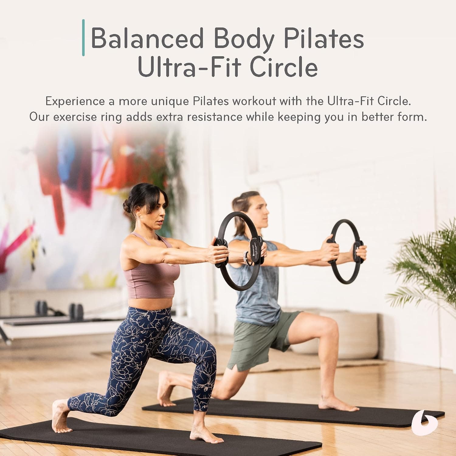 حلقه پیلاتس balanced body Ultra-Fit Circle برای تمرین پا حلقه پیلاتس balanced body Ultra-Fit Circle برای تمرین پا