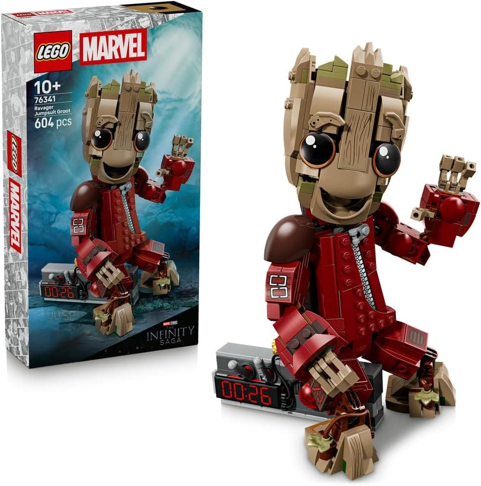 لگو Marvel Ravager Groot جامپسوت مدل 76341 لگو Marvel Ravager Groot جامپسوت مدل 76341