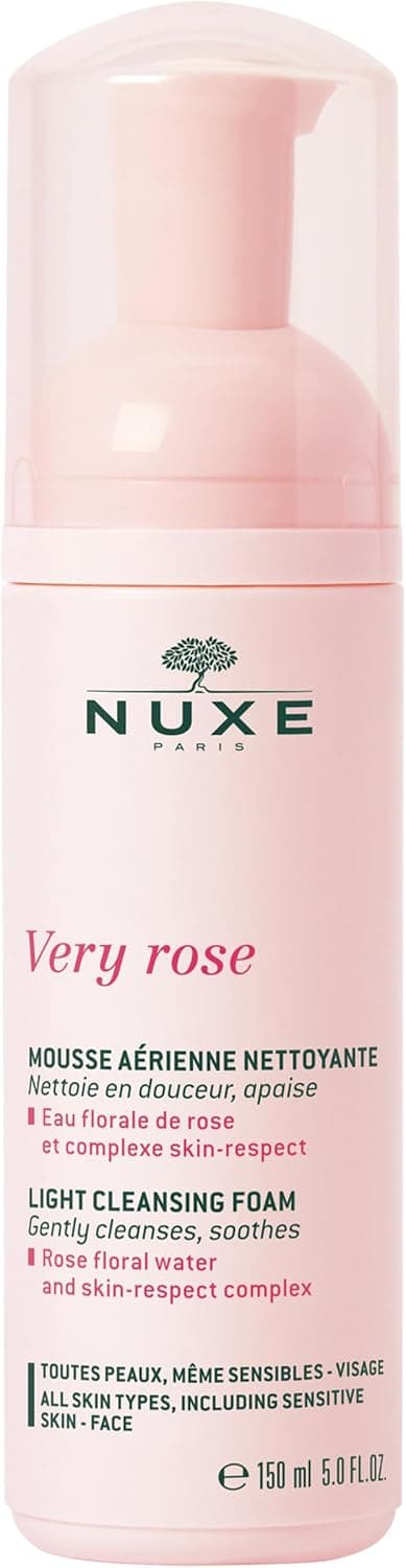 فوم پاککننده میسلار صورت Nuxe Very Rose 150 ml فوم پاککننده میسلار صورت Nuxe Very Rose 150 ml