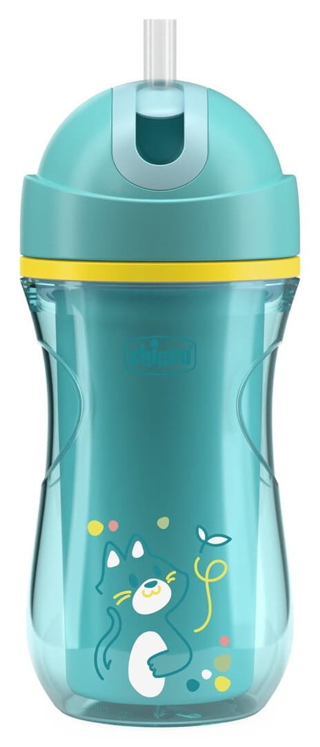 لیوان مردانه Chicco ورزشی با نی 14 ماهه لیوان مردانه Chicco ورزشی با نی 14 ماهه