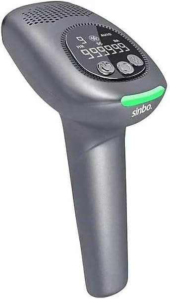 دستگاه لیزر موهای زائد IPL Sinbo با خنککننده 999.999 شات خودکار/دستی و نمایشگر دیجیتال مدل SEL-6044 دستگاه لیزر موهای زائد IPL Sinbo با خنککننده 999.999 شات خودکار/دستی و نمایشگر دیجیتال مدل SEL-6044