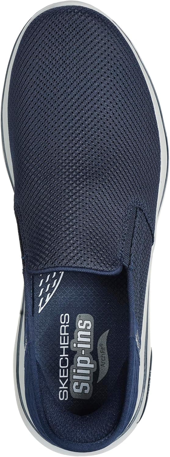 کفش پیادهروی مردانه Skechers سرمهای مدل GO WALK ARCH FİT 2.0 - HANDS FREE 2 کفش پیادهروی مردانه Skechers سرمهای مدل GO WALK ARCH FİT 2.0 - HANDS FREE 2