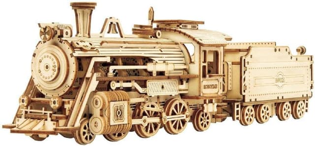 کیت مونتاژ ROBOTIME چوبی Prime Steam Express مدل MC501، 308 قطعه کیت مونتاژ ROBOTIME چوبی Prime Steam Express مدل MC501، 308 قطعه