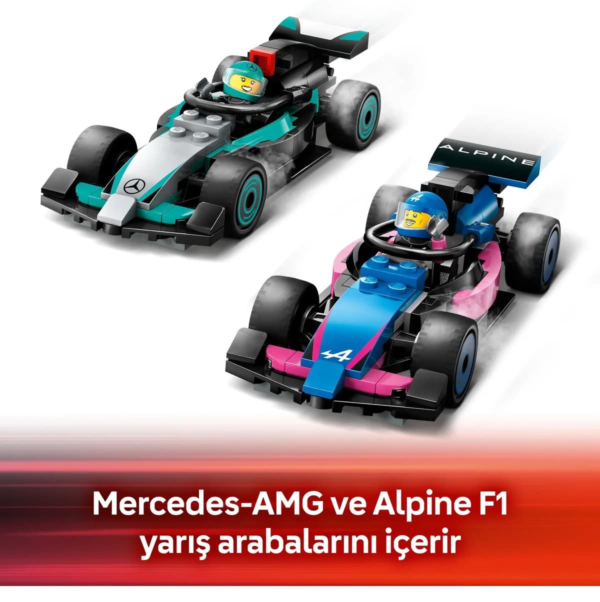 لگو City F1 گاراژ Mercedes-AMG و Alpine مدل 60444 678P لگو City F1 گاراژ Mercedes-AMG و Alpine مدل 60444 678P