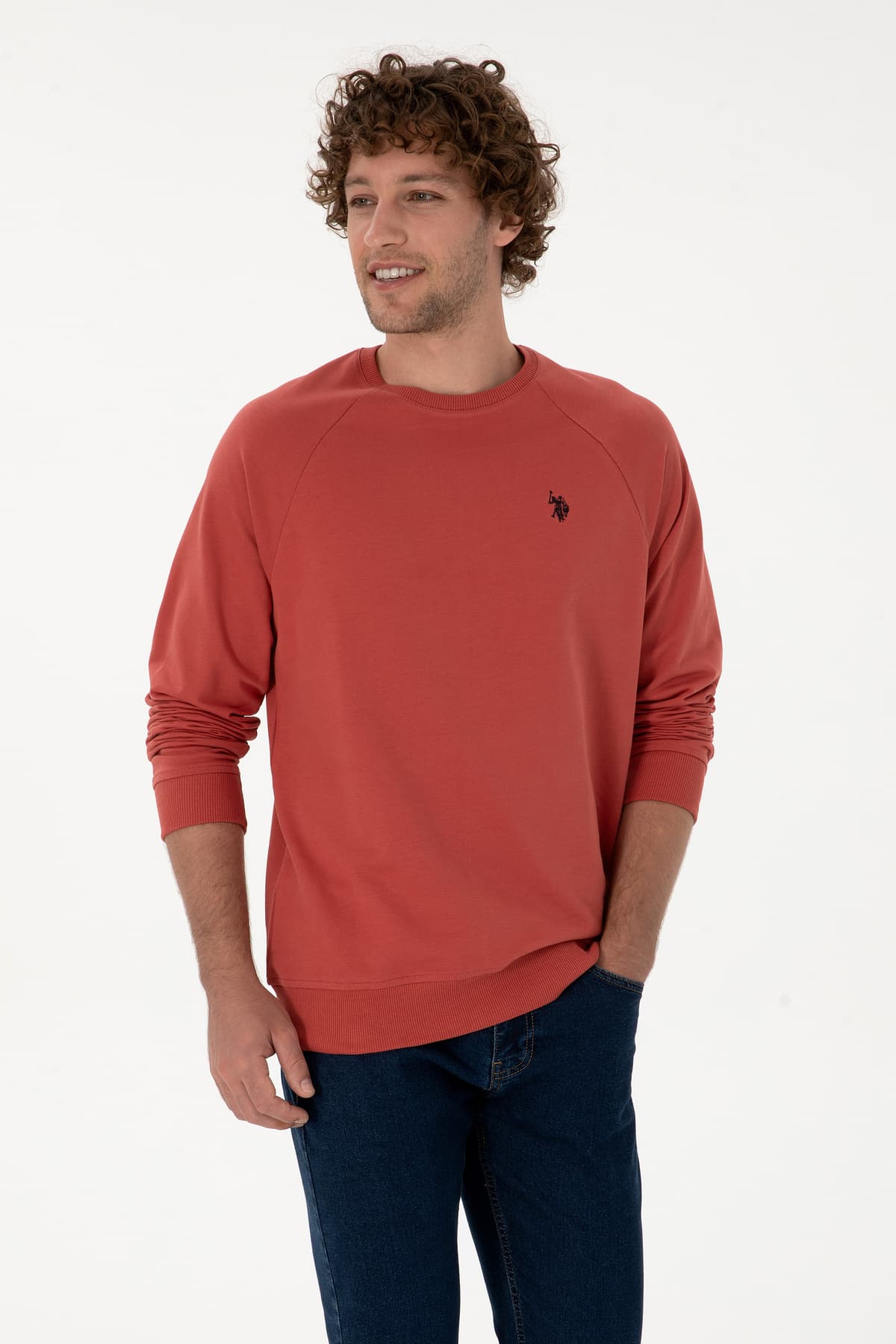 سوئیشرت مردانه U.S. Polo Assn. فیت معمولی یقه گرد گلخشکی نازک بیسیک مدل 50313752-VR026 سوئیشرت مردانه U.S. Polo Assn. فیت معمولی یقه گرد گلخشکی نازک بیسیک مدل 50313752-VR026