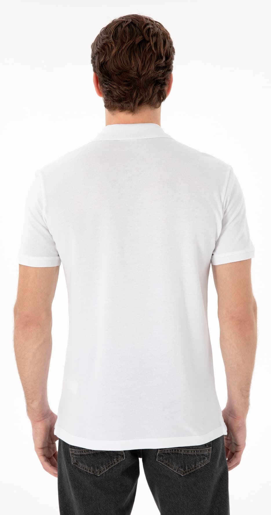 تیشرت مردانه U.S. Polo Assn. اسلیم فیت یقه پولو سفید مدل 50298042-VR013 تیشرت مردانه U.S. Polo Assn. اسلیم فیت یقه پولو سفید مدل 50298042-VR013